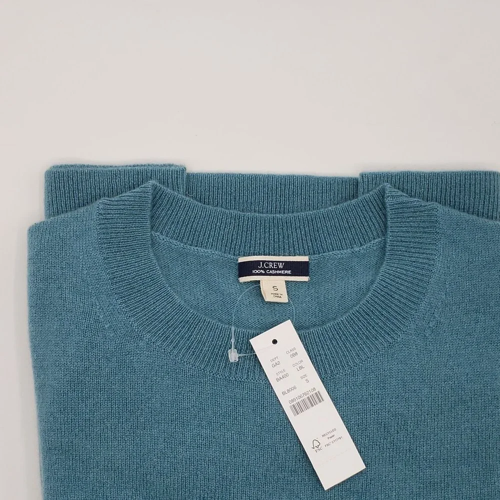 J. Crew Cashmere Sweater Larkspur Blue S